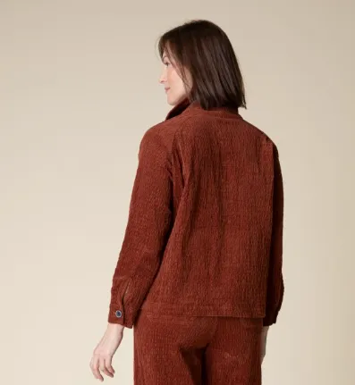45115 - Rustic Cord Cargo Jacket