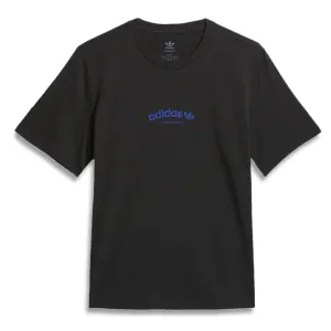 adidas - Arched Tee (Black/Royal Blue)