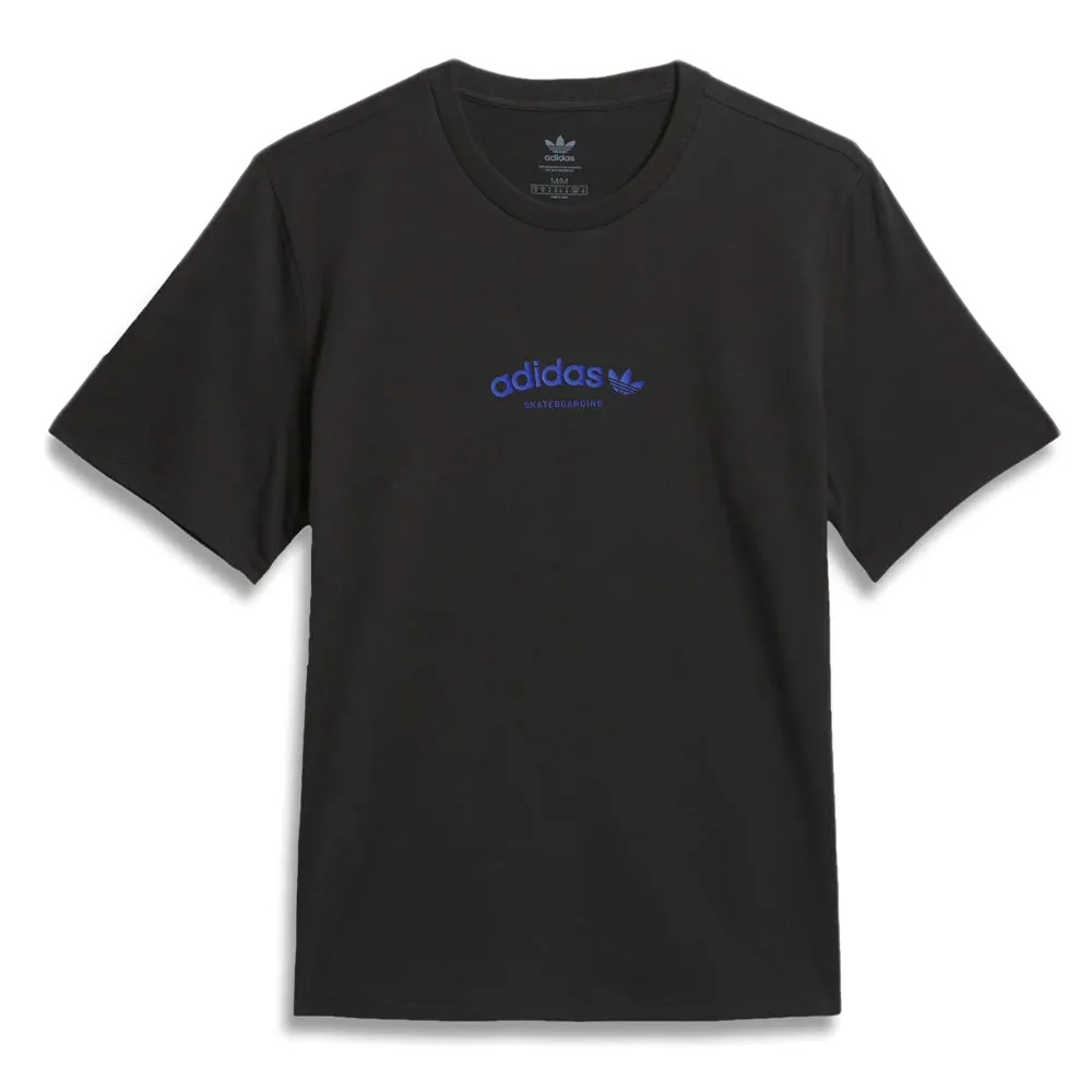 adidas - Arched Tee (Black/Royal Blue)