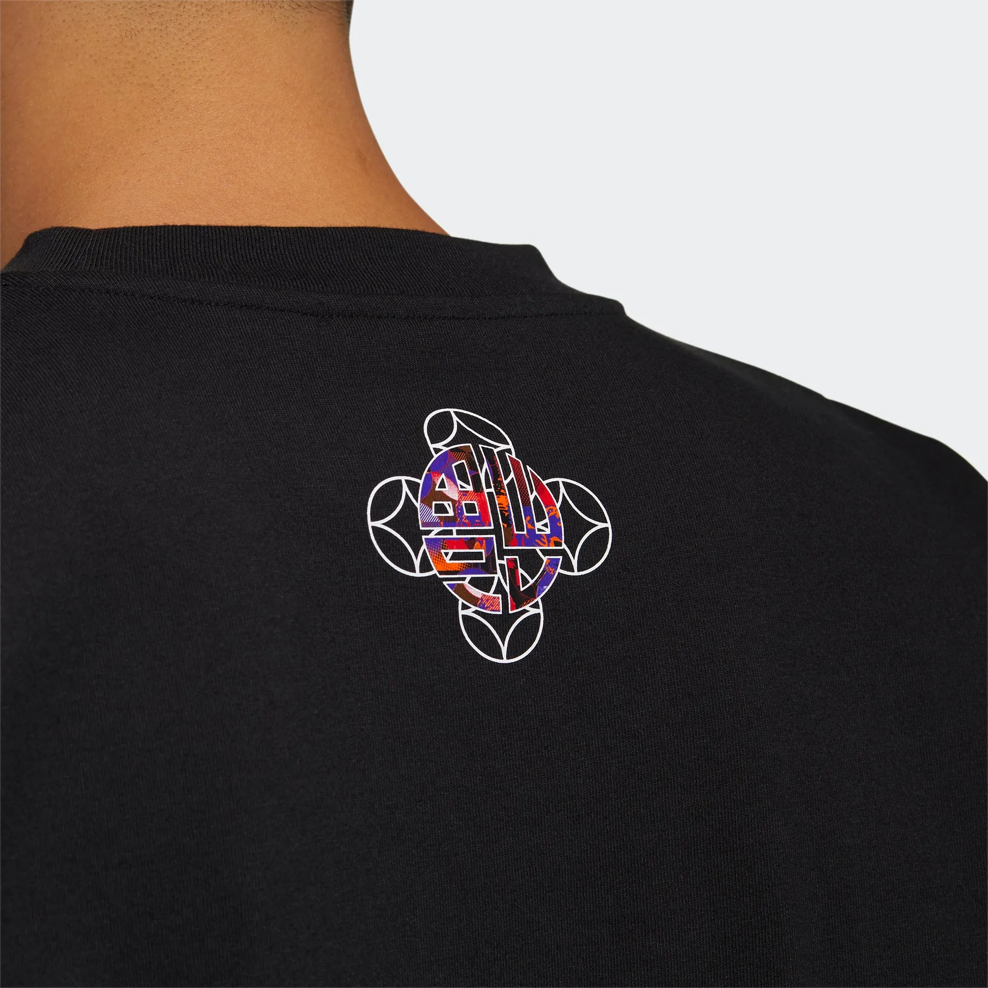 Adidas Original CNYN TAPE  TEE Men’s - BLACK PURPLE
