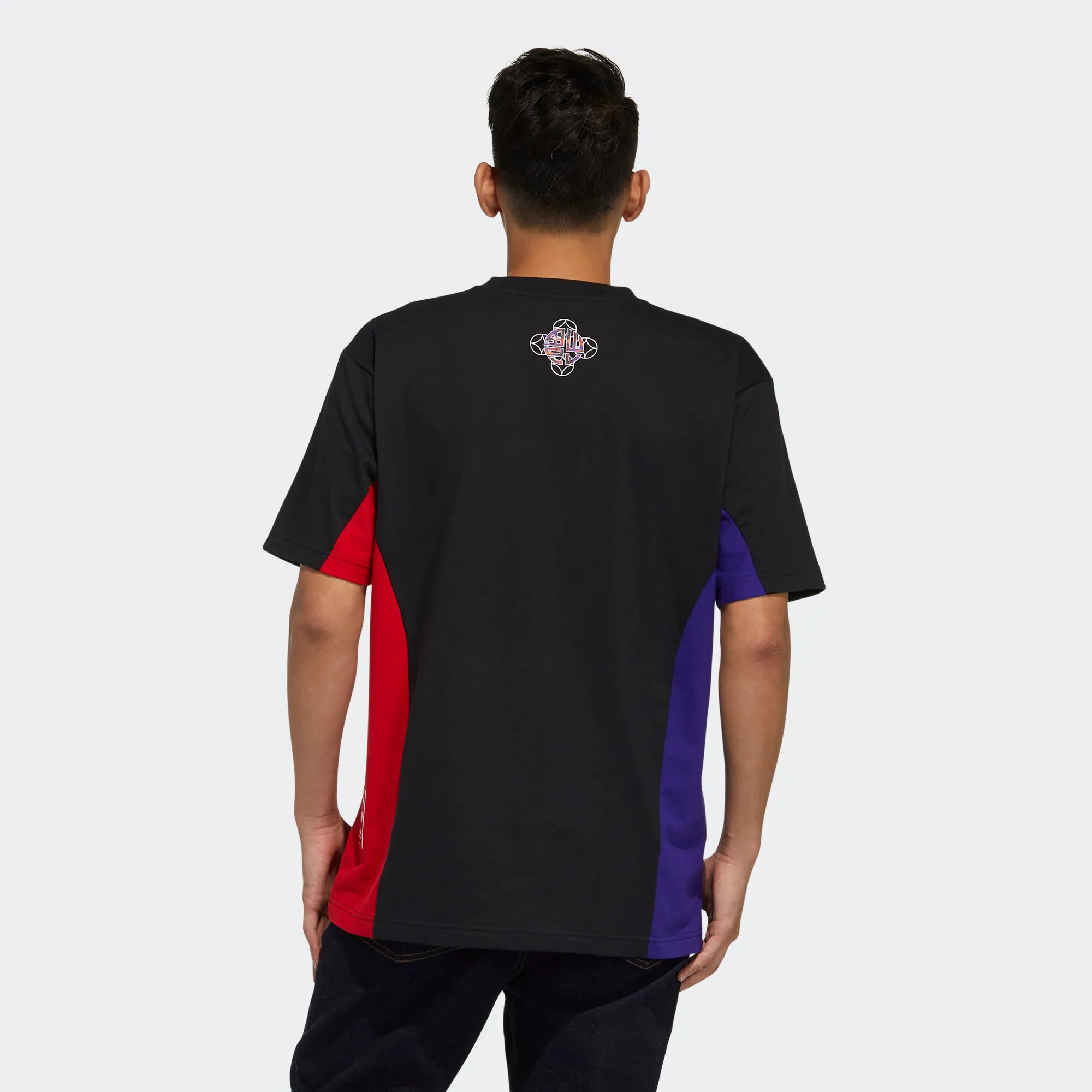 Adidas Original CNYN TAPE  TEE Men’s - BLACK PURPLE