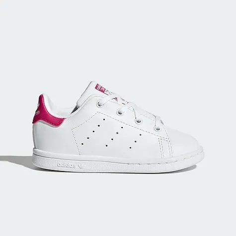 Adidas Original STAN SMITH Infant’s - FTWWHT/FTWWHT/BOPINK/FTWBLA/FTWBLA/ROSECL
