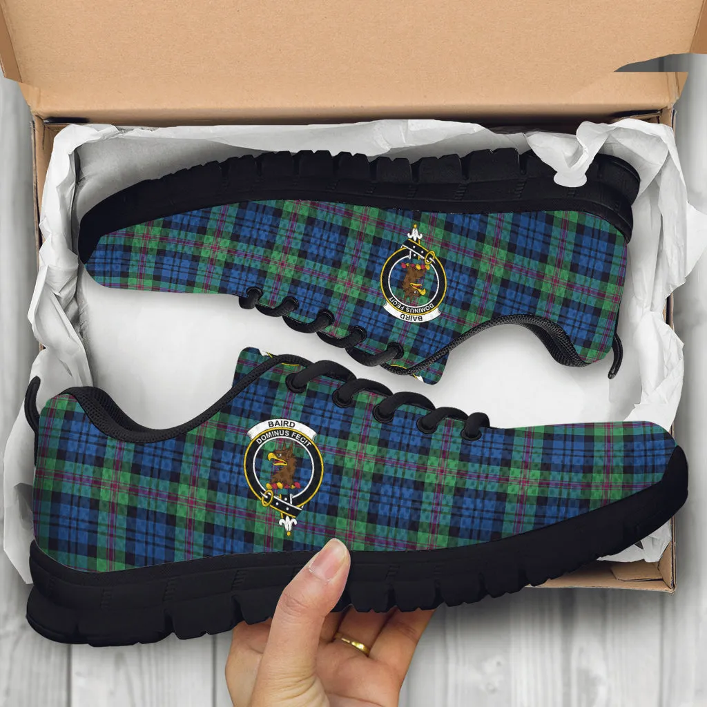 Baird Ancient Tartan Sneakers with Family Crest