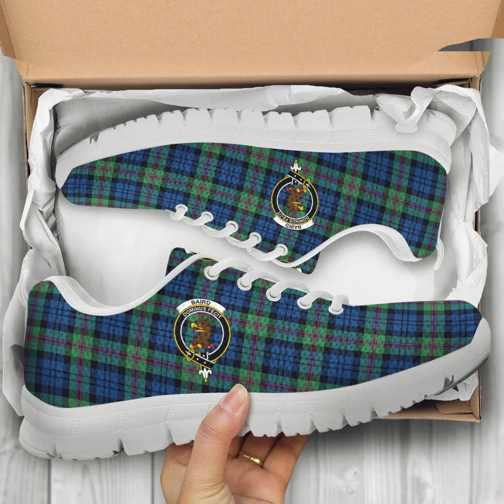 Baird Ancient Tartan Sneakers with Family Crest