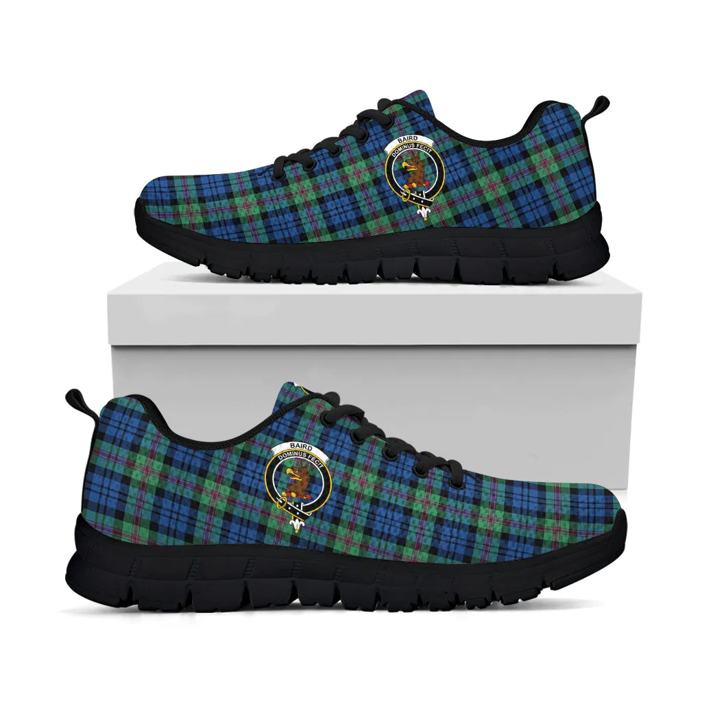 Baird Ancient Tartan Sneakers with Family Crest