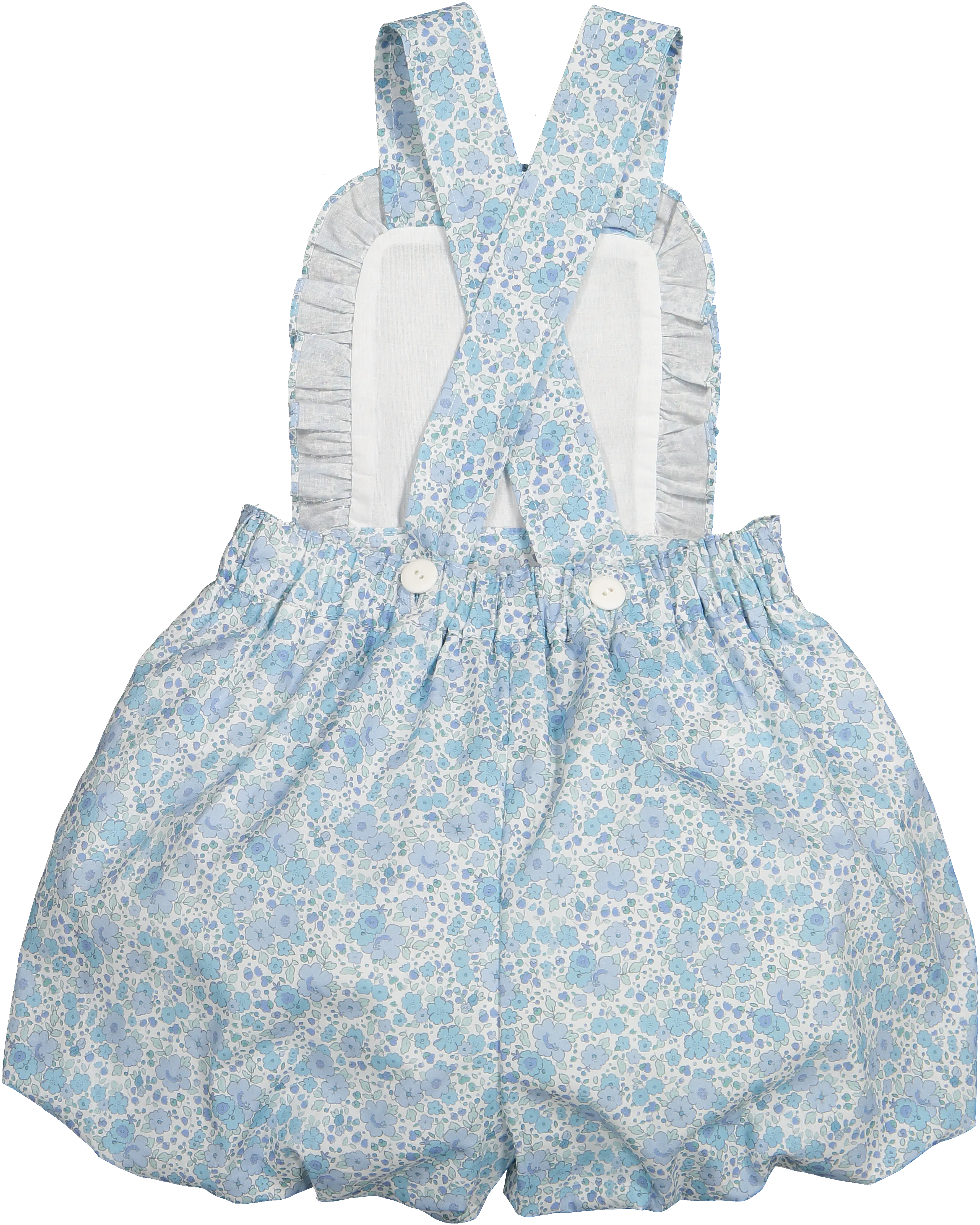 Blue Ditsy Floral girl set