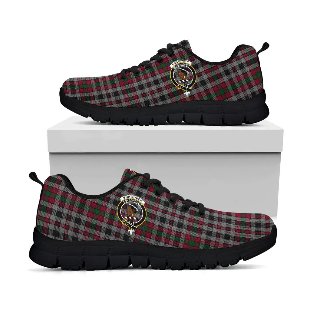 Borthwick Tartan Sneakers with Family Crest