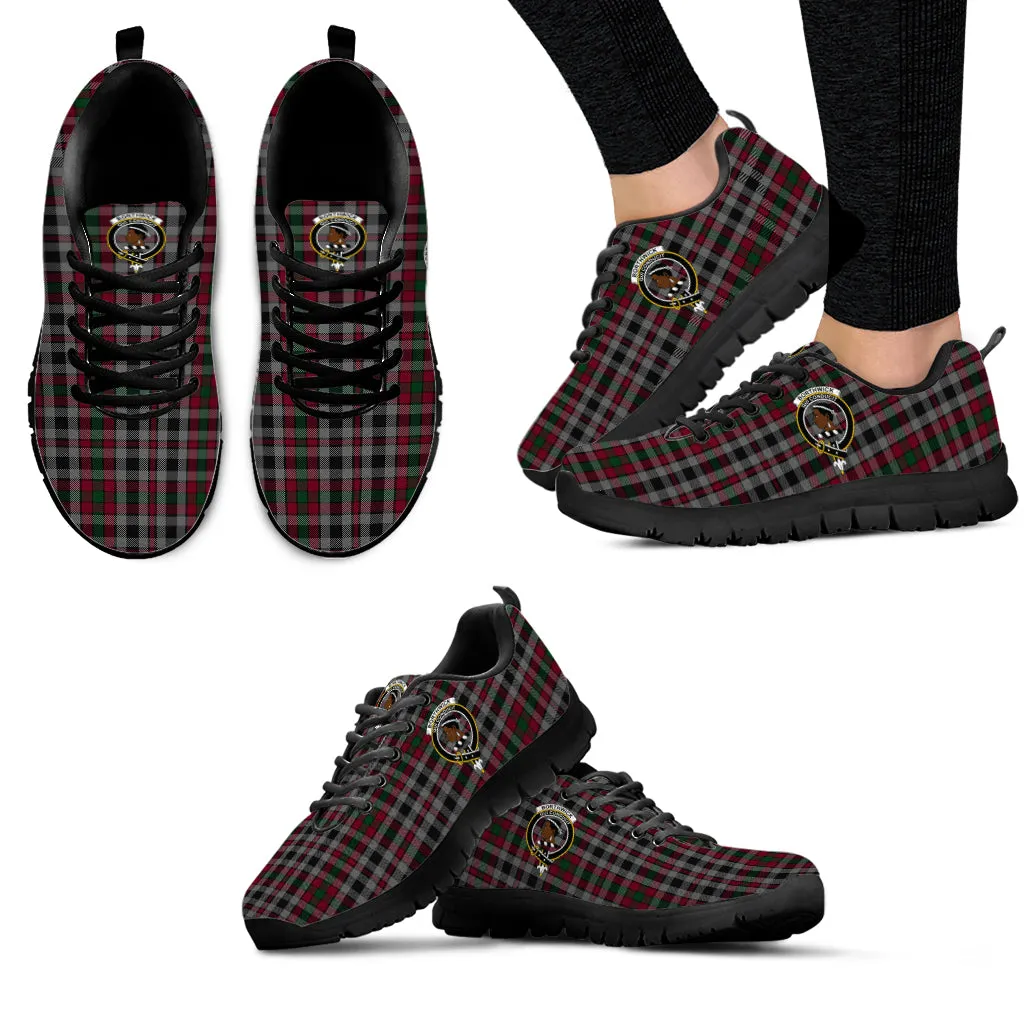 Borthwick Tartan Sneakers with Family Crest