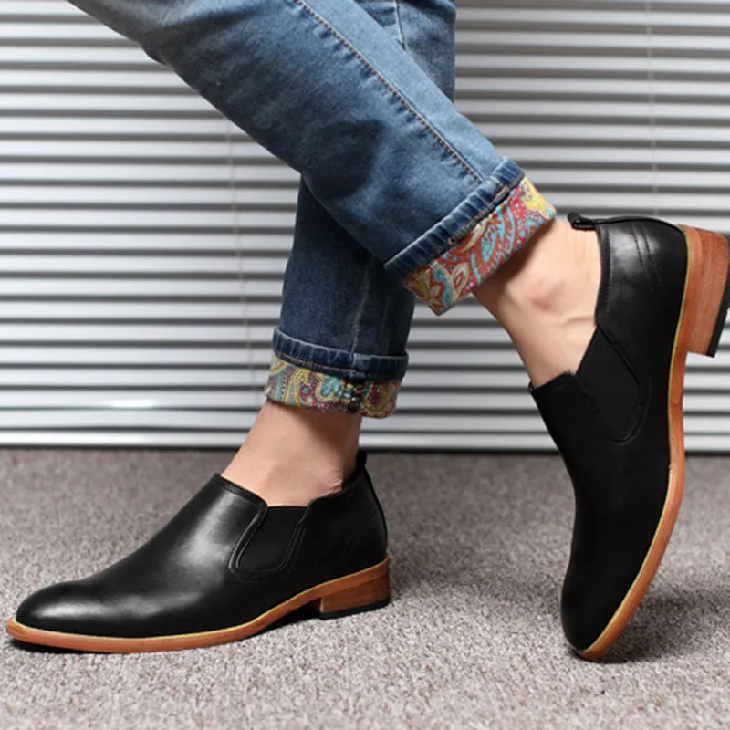 British Breathable Casual Leather Shoes