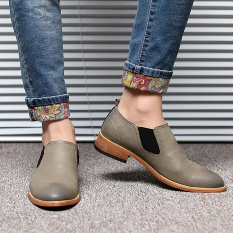 British Breathable Casual Leather Shoes