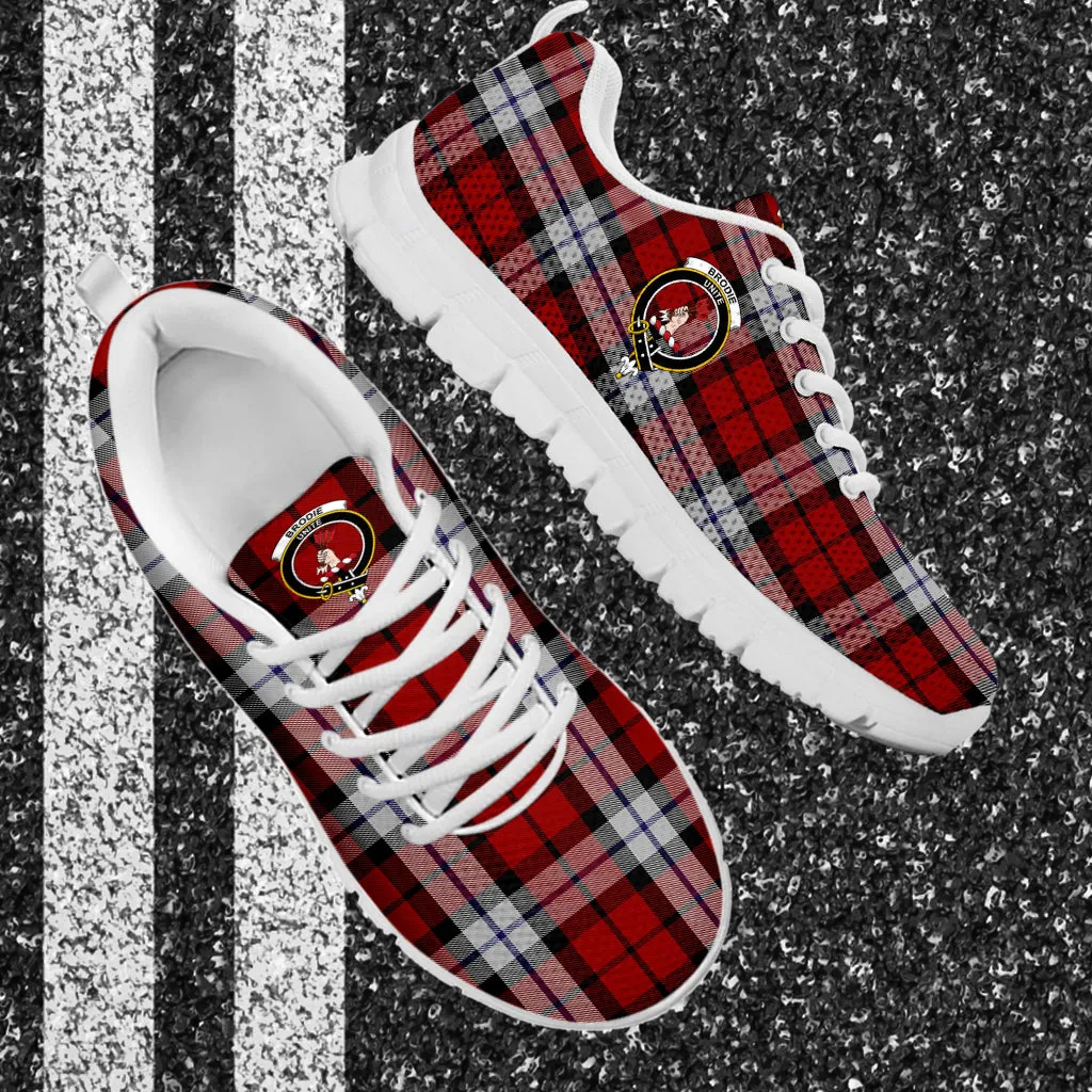 Brodie Dress Tartan Sneakers with Family Crest