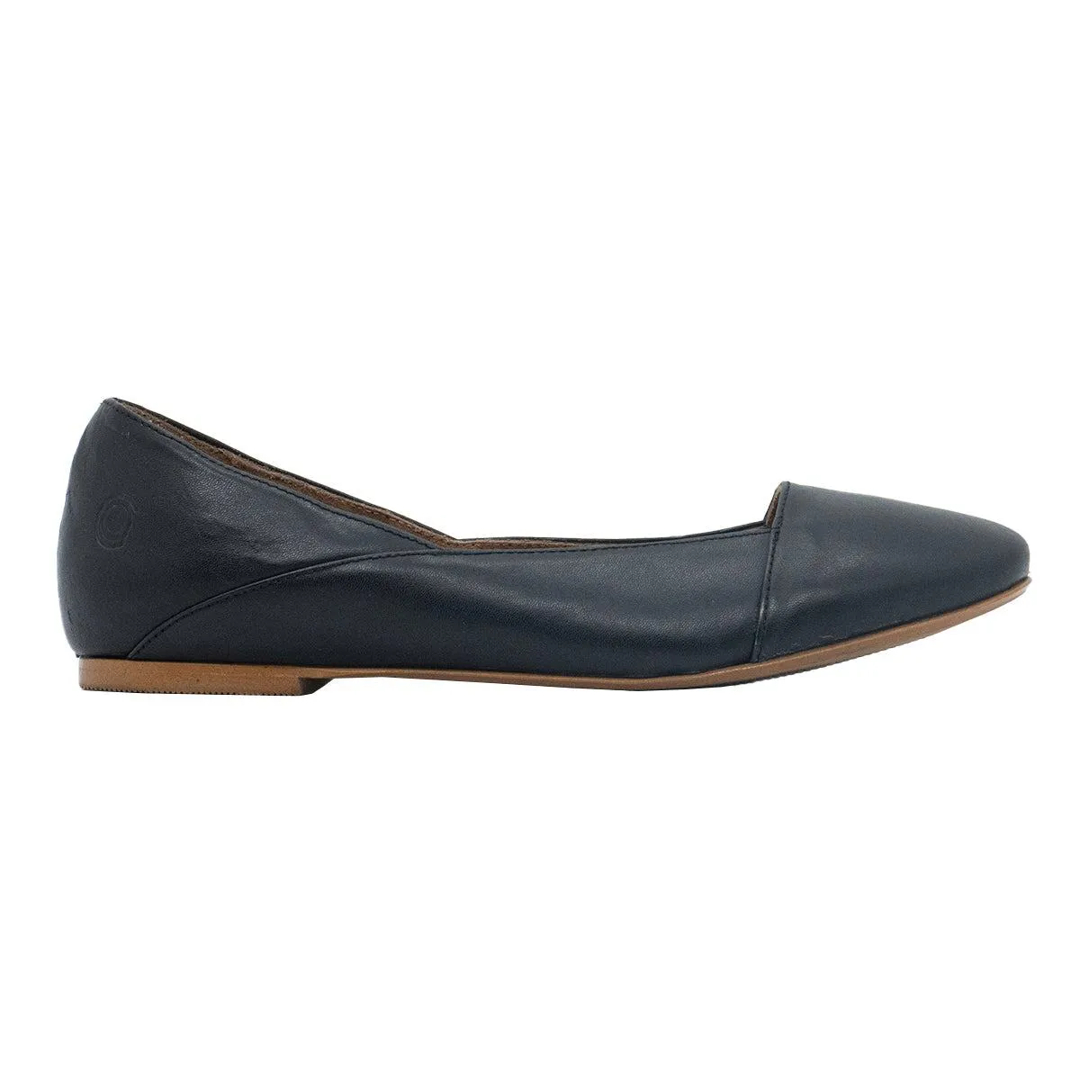 Casual Attitude Tobalo Casual Ballerinas Leather Black Colour For Women