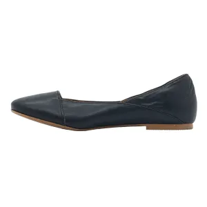 Casual Attitude Tobalo Casual Ballerinas Leather Black Colour For Women