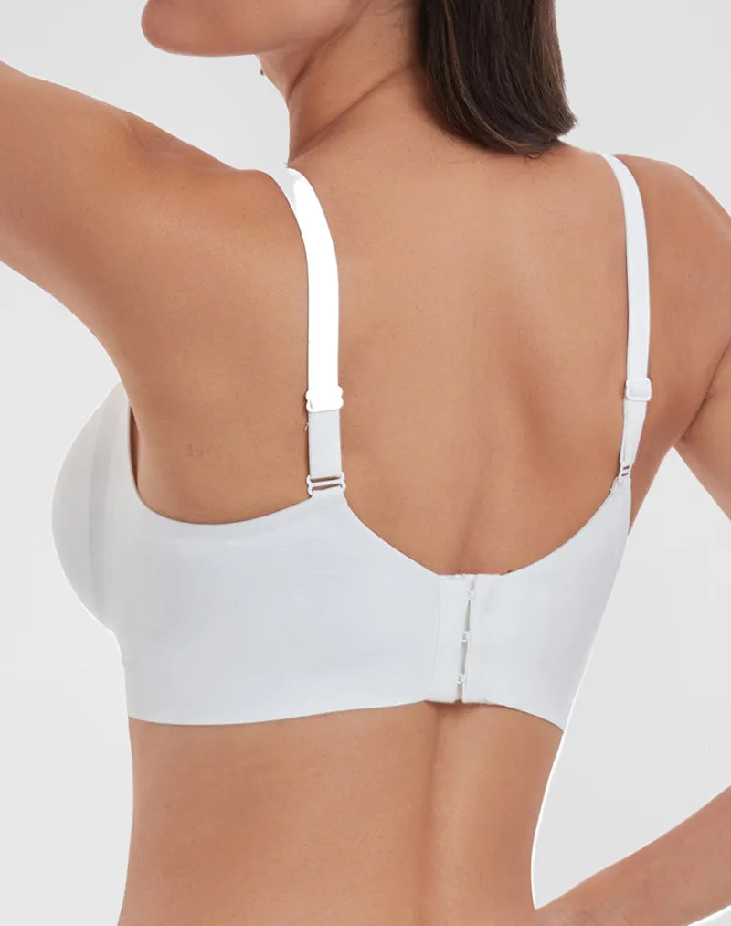 Deep V Full Coverage Push Up Bra