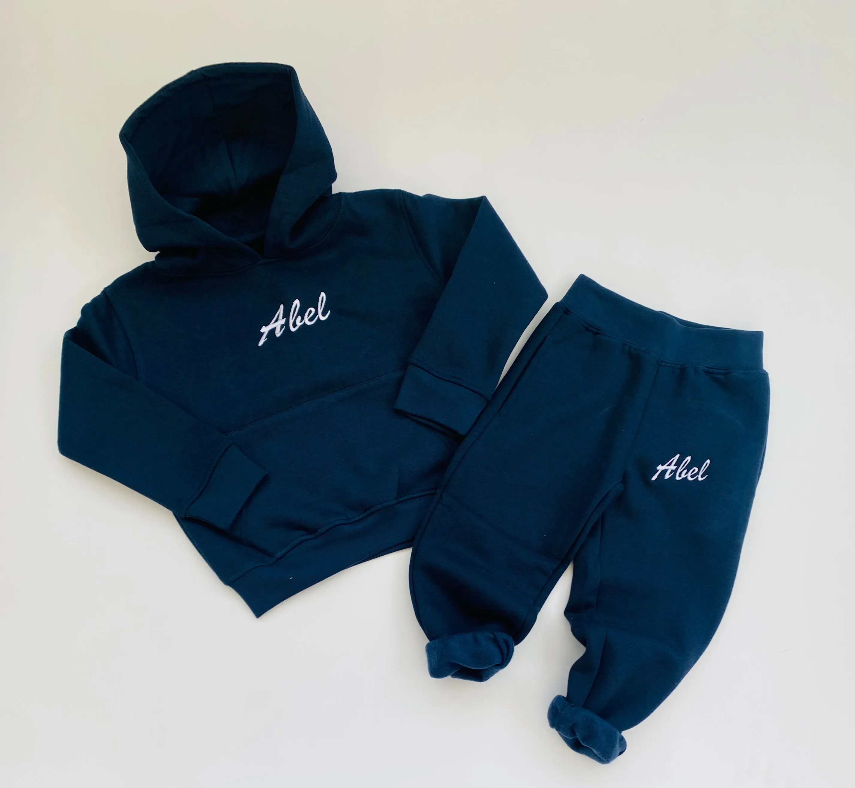 Embroidered Hoodie & Jogger Set (6M-10Yrs)