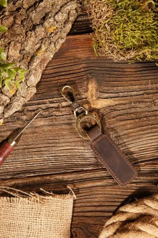 Geniune Leather Keychain