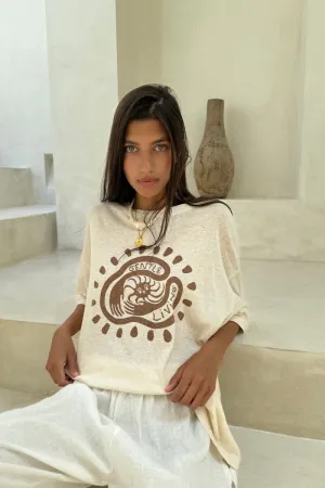 GENTLE LIVING TEE - NATURAL
