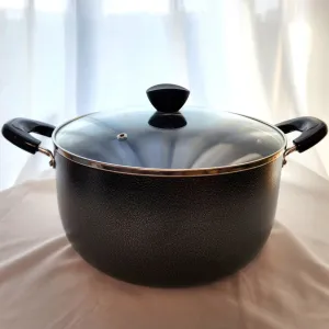 Gomsot Kitchen Large Pots 24cm 26cm 30cm Marble Coated Deep Pots for Home and Commercial Use - Gomsot / Multipurpose Pot - 🏆 #68 - Kitchen Essentials - Best of December