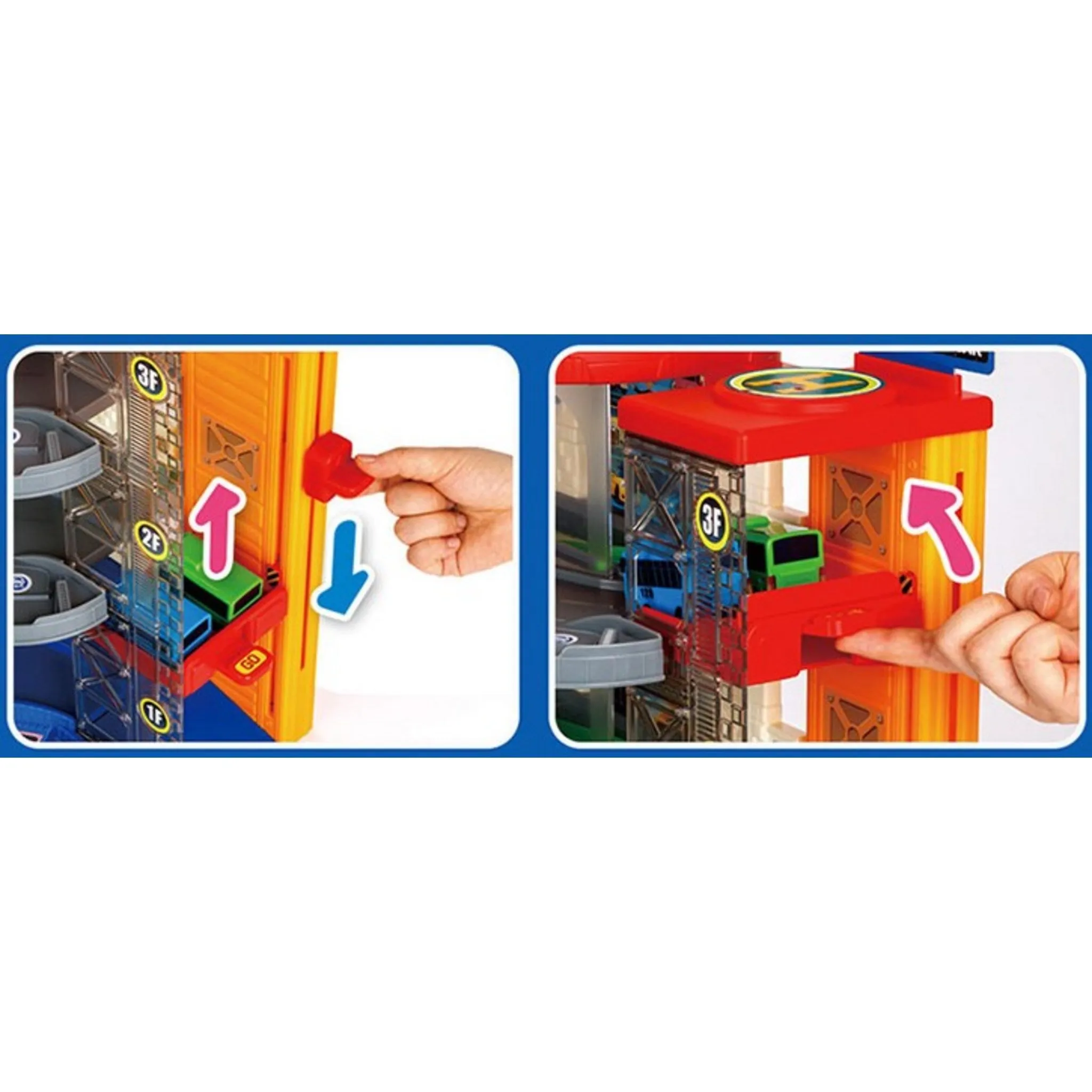 Iconix Tayo Control Parking Tower Deluxe Play Set - Cars/Buses - 🏆 #24 - Toys/Hobbies - Best of December
