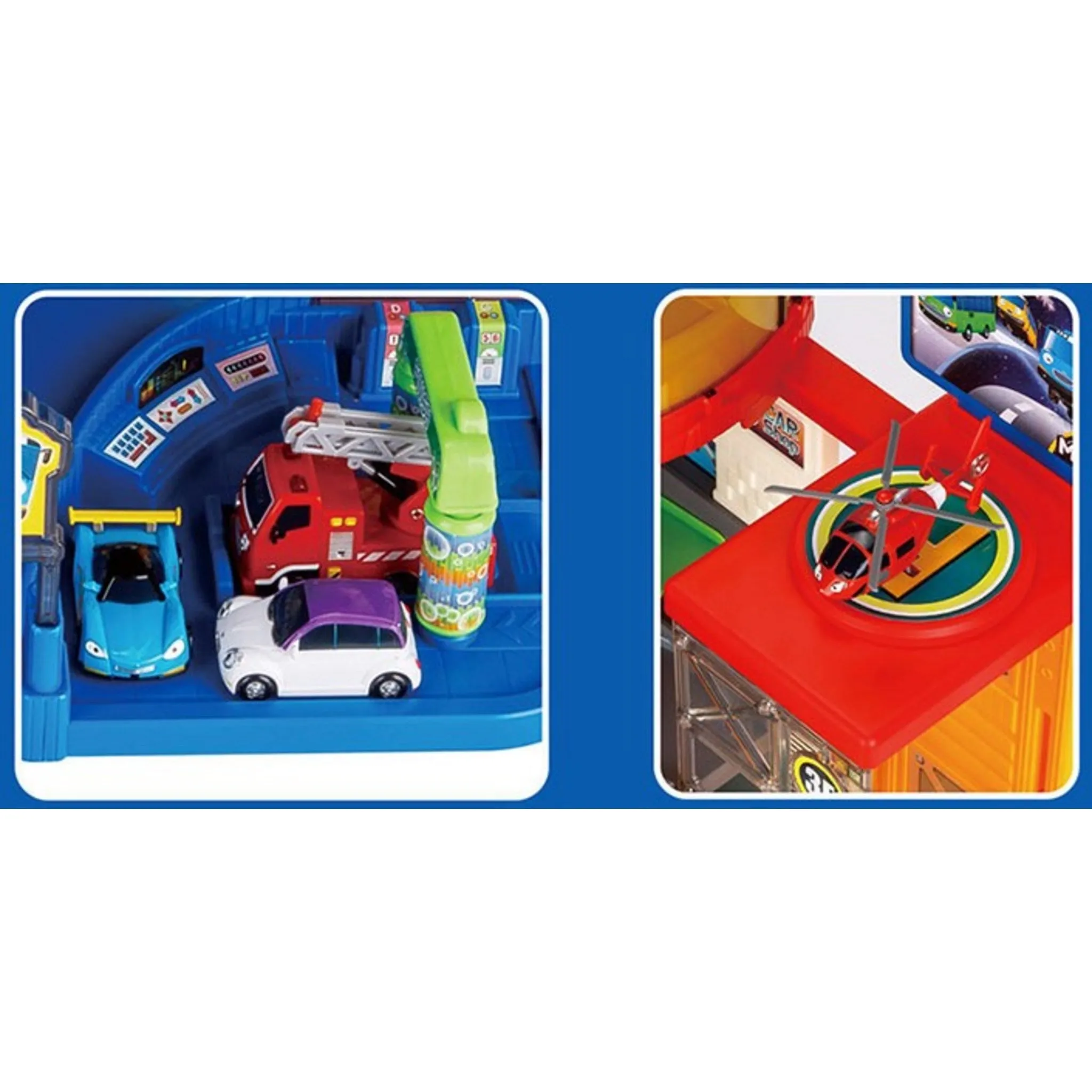Iconix Tayo Control Parking Tower Deluxe Play Set - Cars/Buses - 🏆 #24 - Toys/Hobbies - Best of December