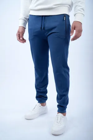 Indigo Jogging With Zippered Closable Pockets