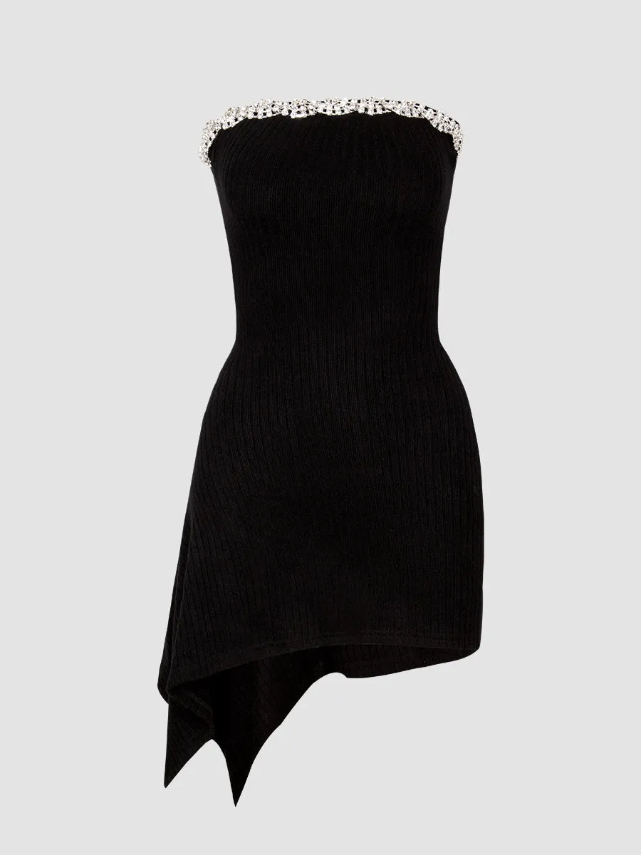 Irregular Crushed Diamond Dress