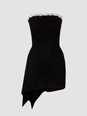 Irregular Crushed Diamond Dress