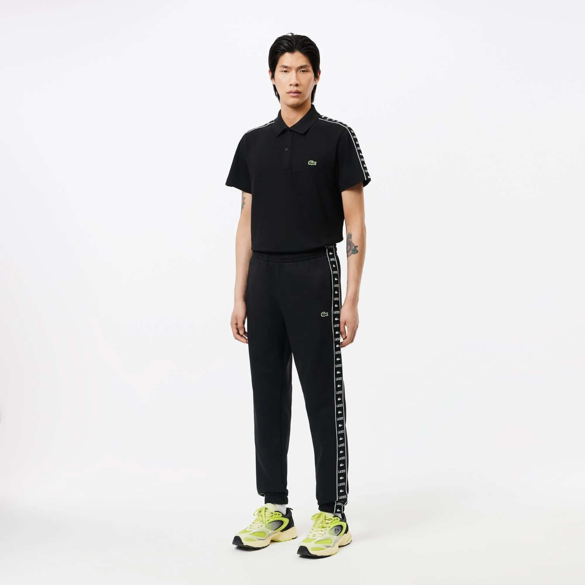 Joggers Mode de Vie Homme Logo Stripe Jogger Pantalon de survêtement NOIR (031) 3 - Noir - Homme