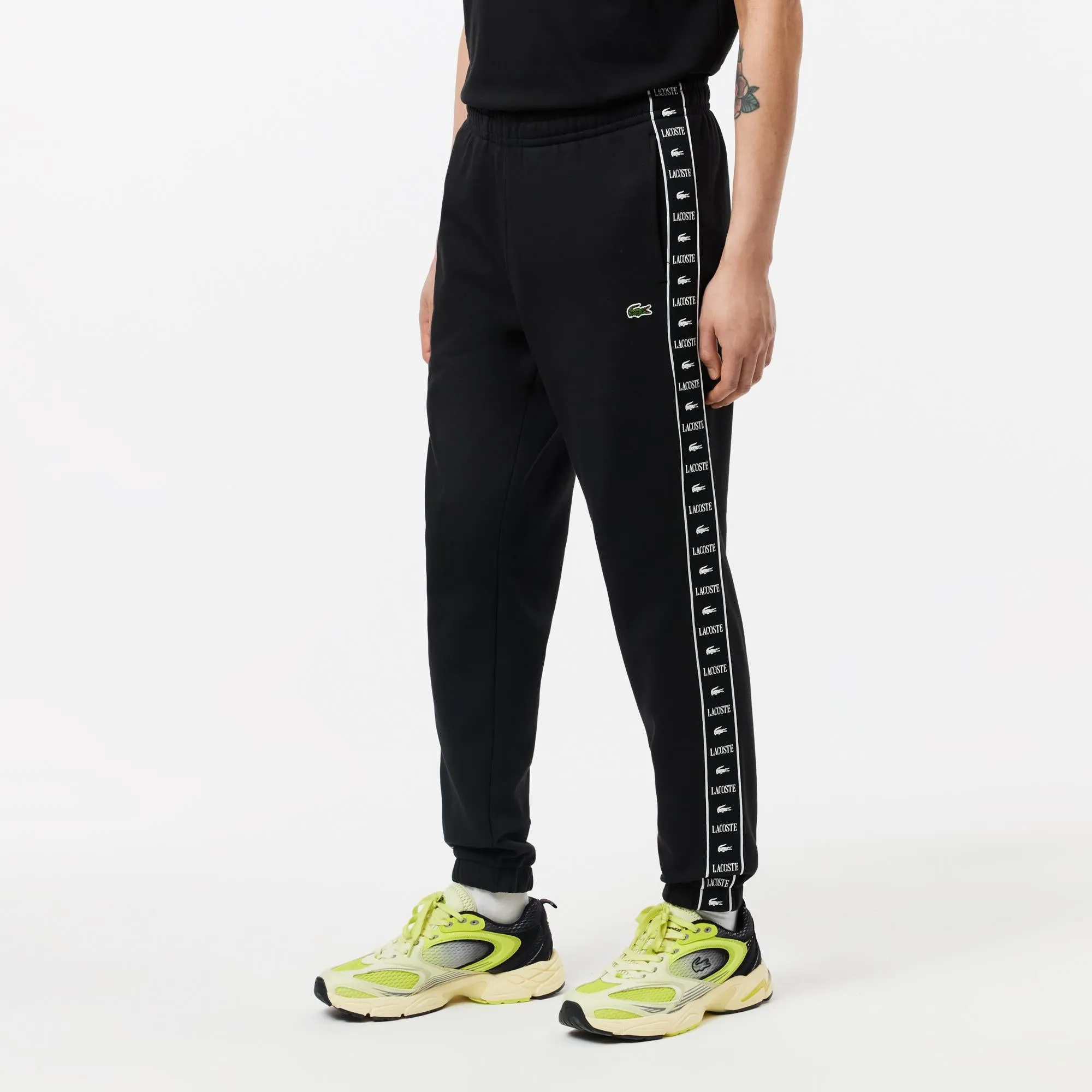 Joggers Mode de Vie Homme Logo Stripe Jogger Pantalon de survêtement NOIR (031) 3 - Noir - Homme