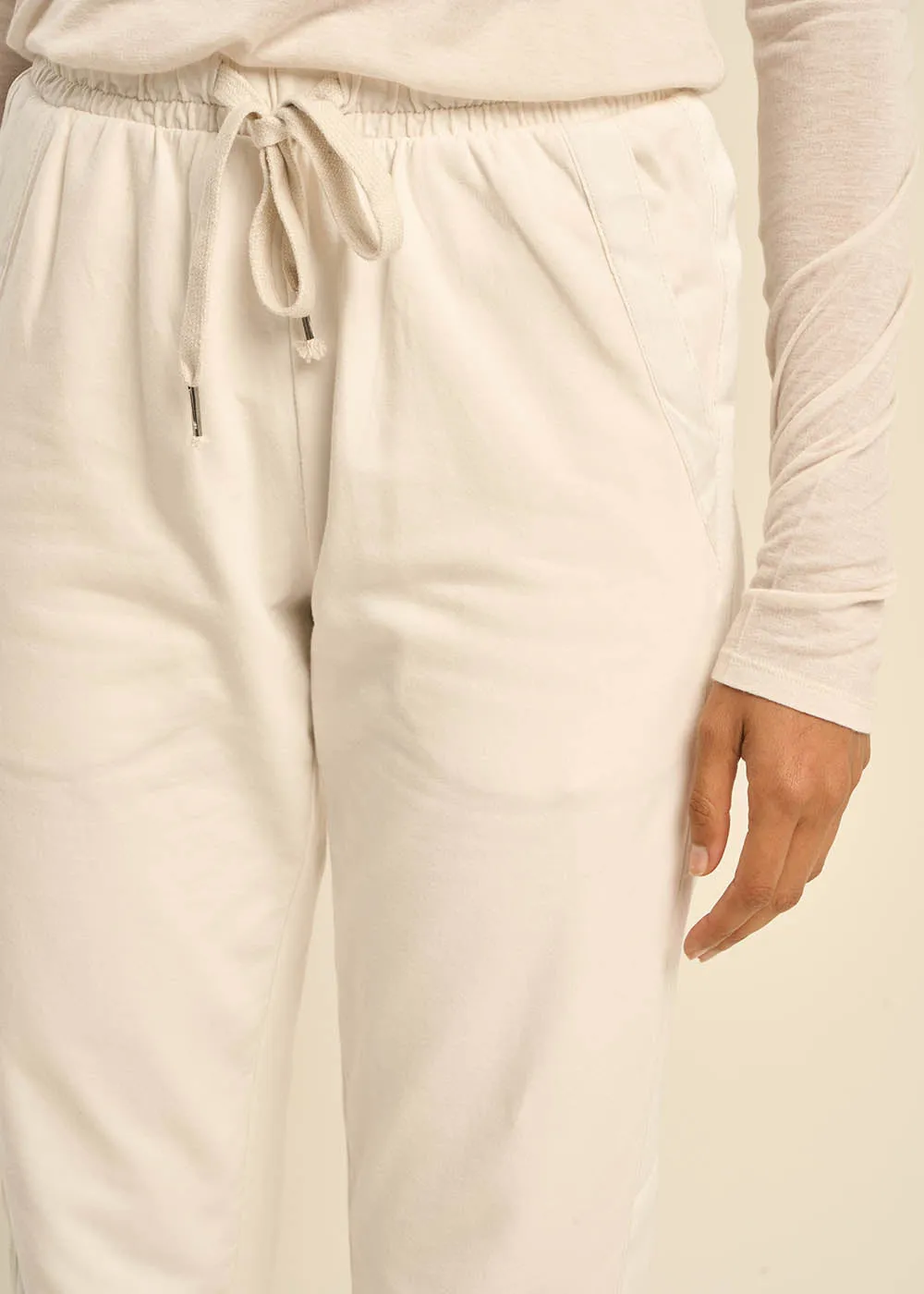 Jogging détails en satin