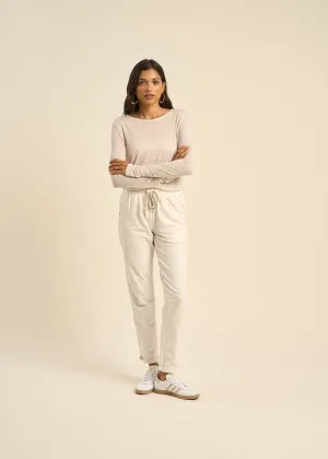Jogging détails en satin
