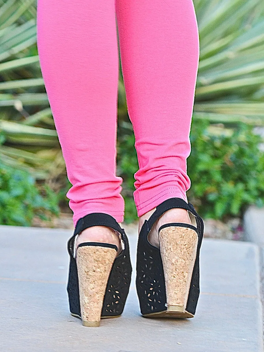 Key West Wedges - Black