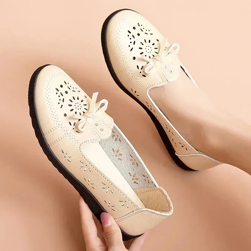 Leather Loafer Flats