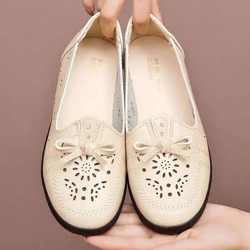 Leather Loafer Flats