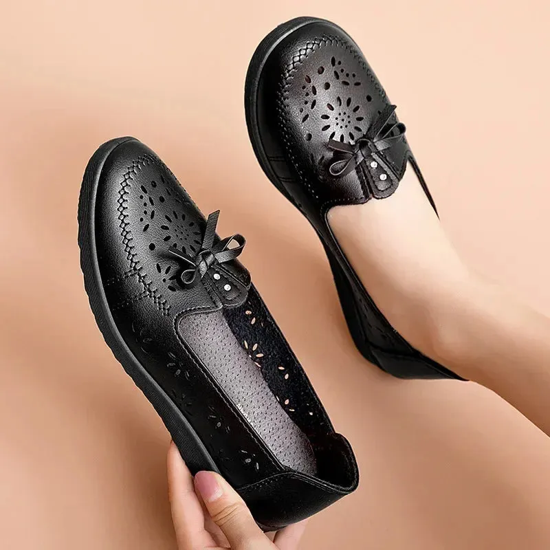 Leather Loafer Flats
