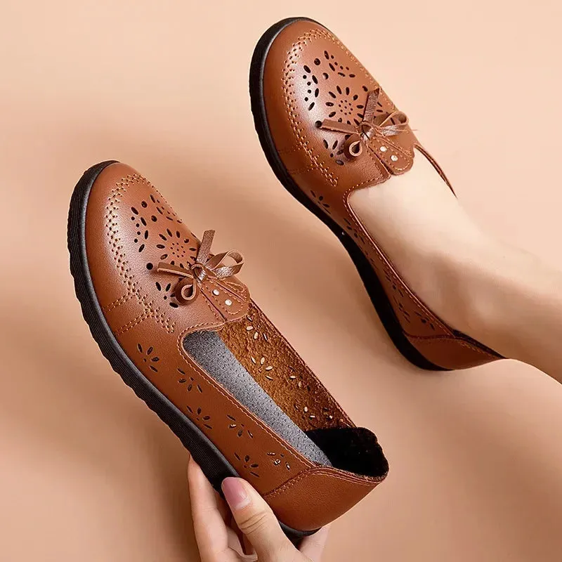 Leather Loafer Flats