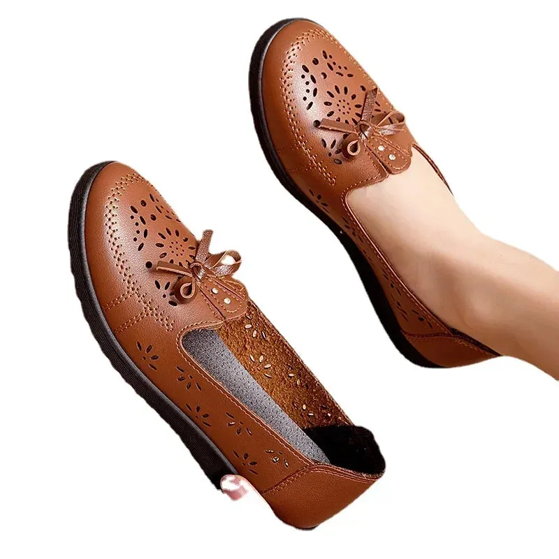 Leather Loafer Flats