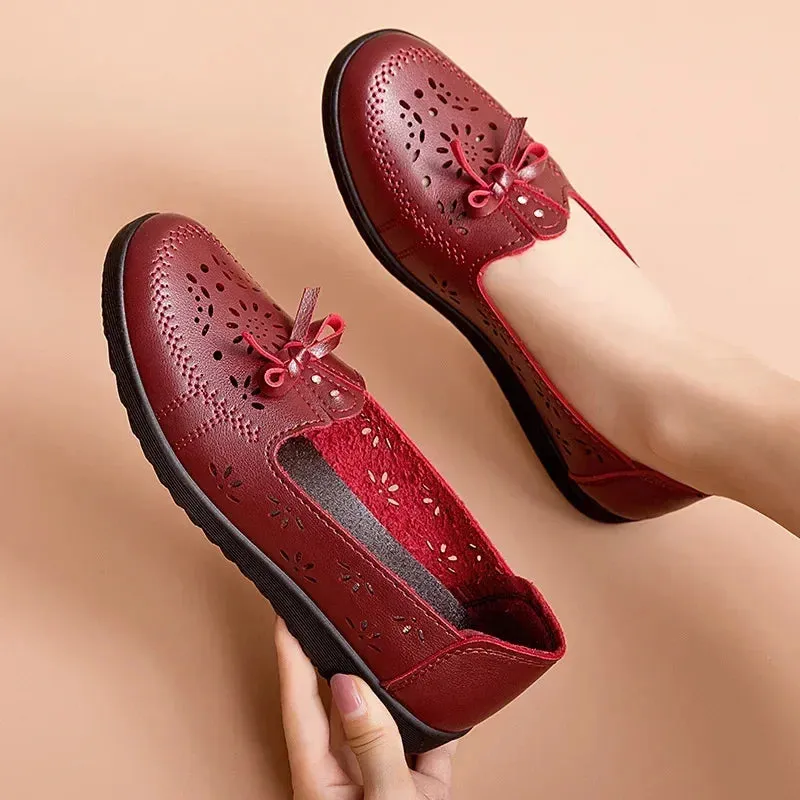Leather Loafer Flats