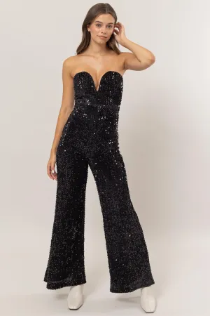Leila Strapless Jumpsuit