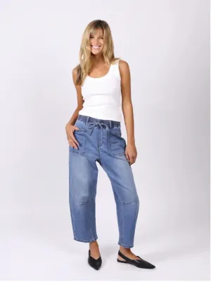 Leo Barrel Jeans - Blue