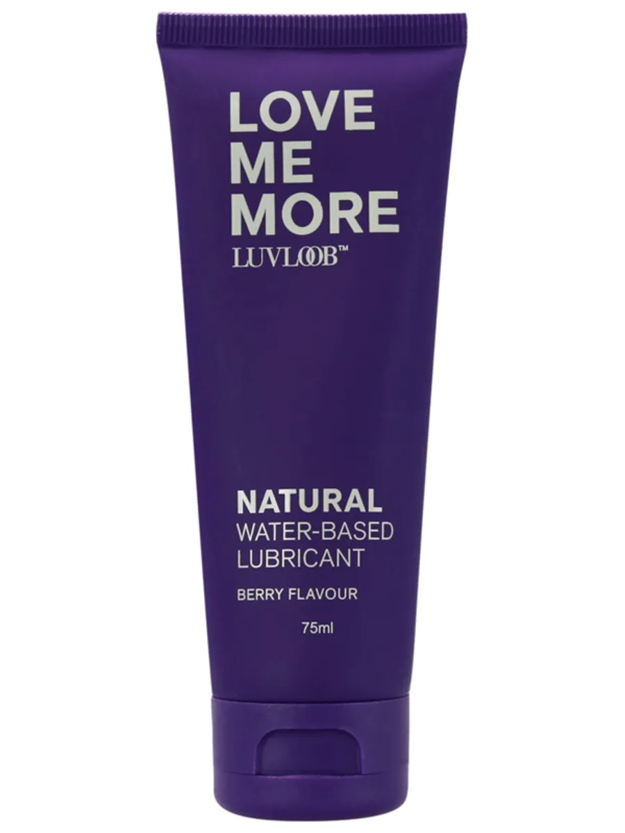 LUVLOOB Love Me More - Berry Natural WATER-BASED FLAVOURED LUBRICANT