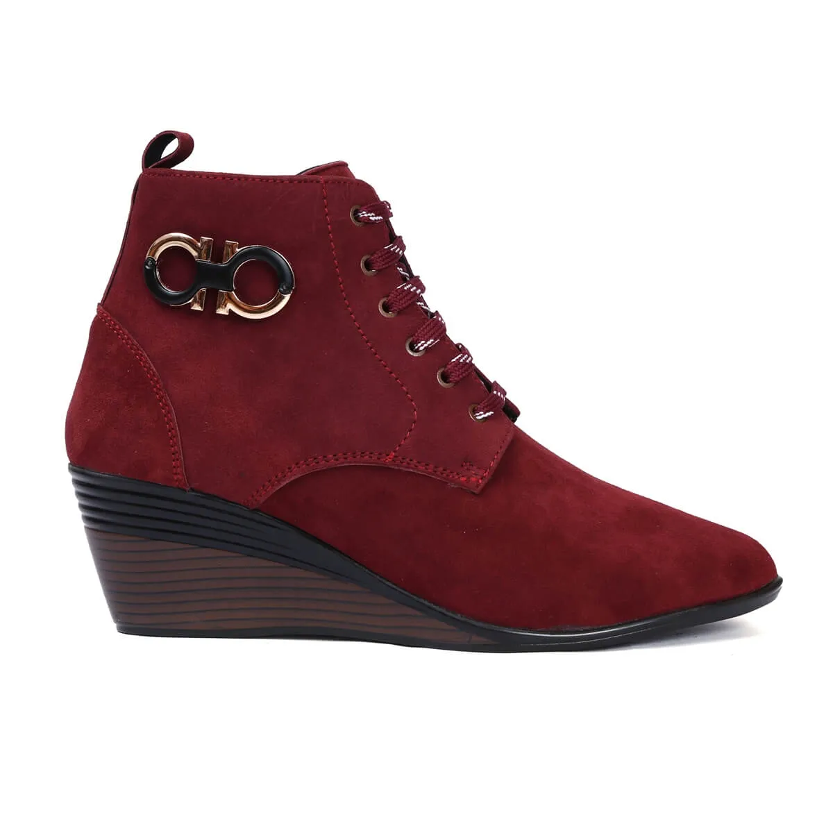 Luxurious Suede Ankle Boots for Women L-71