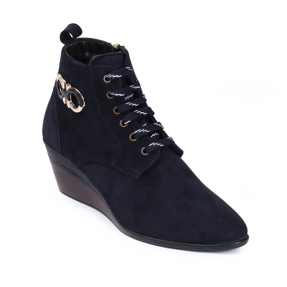 Luxurious Suede Ankle Boots for Women L-71