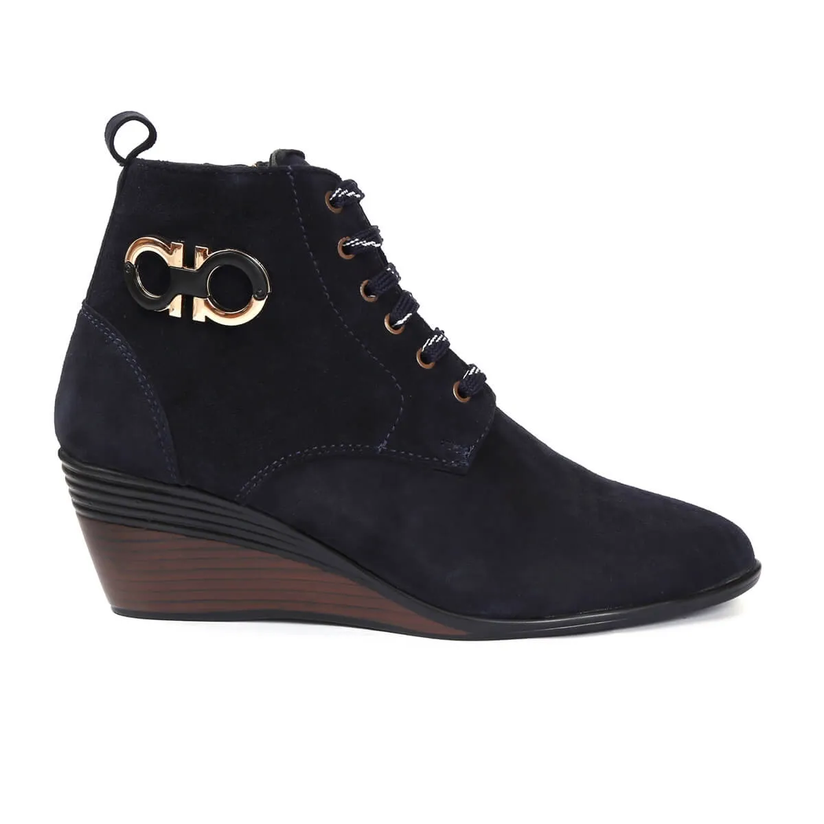 Luxurious Suede Ankle Boots for Women L-71