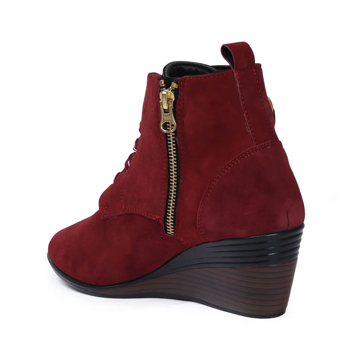 Luxurious Suede Ankle Boots for Women L-71