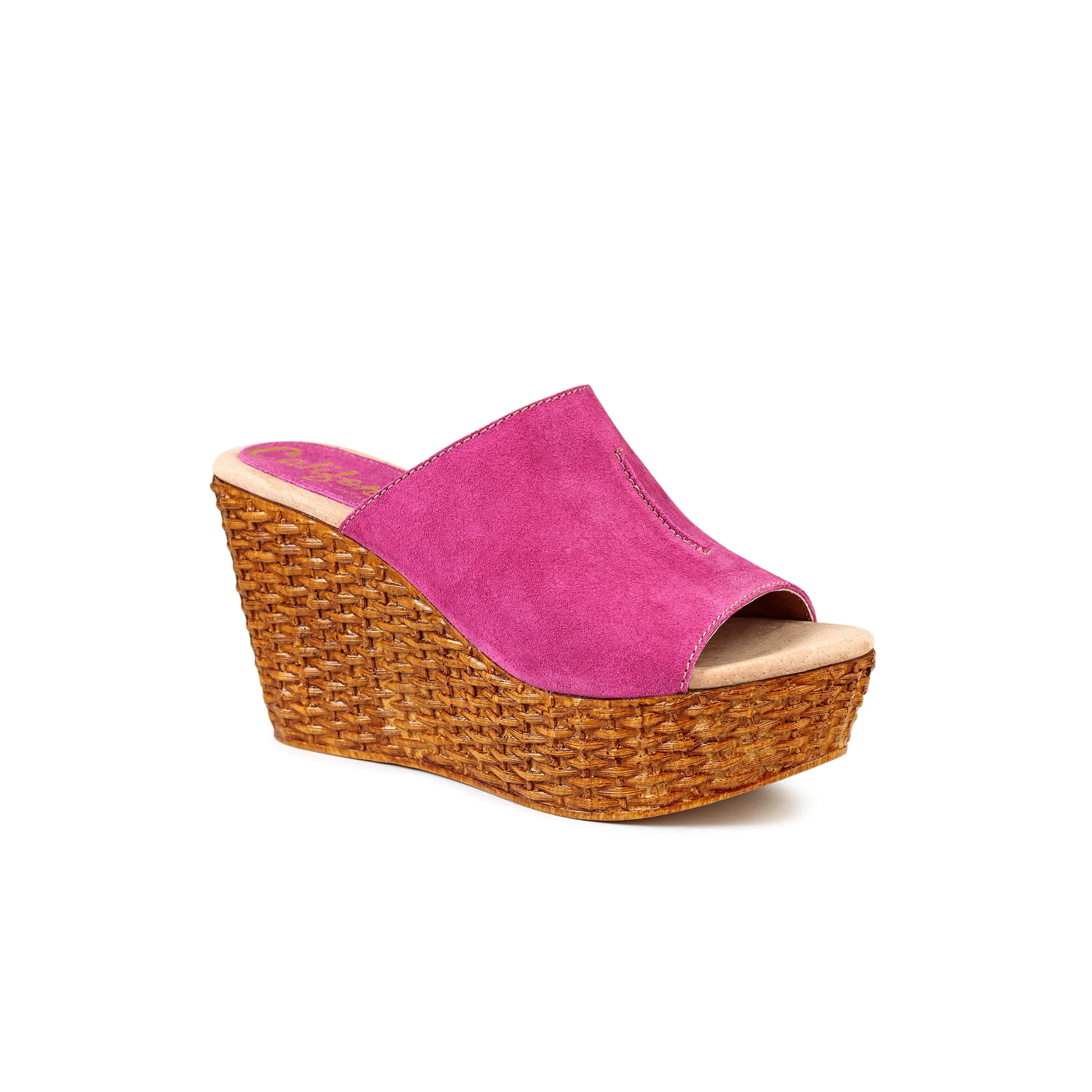 Martha | Peach Suede