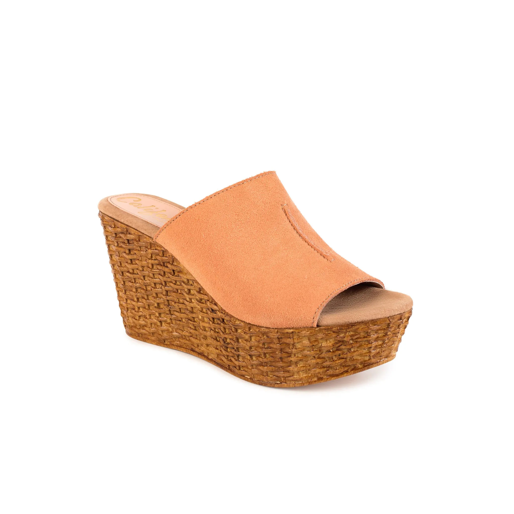 Martha | Peach Suede