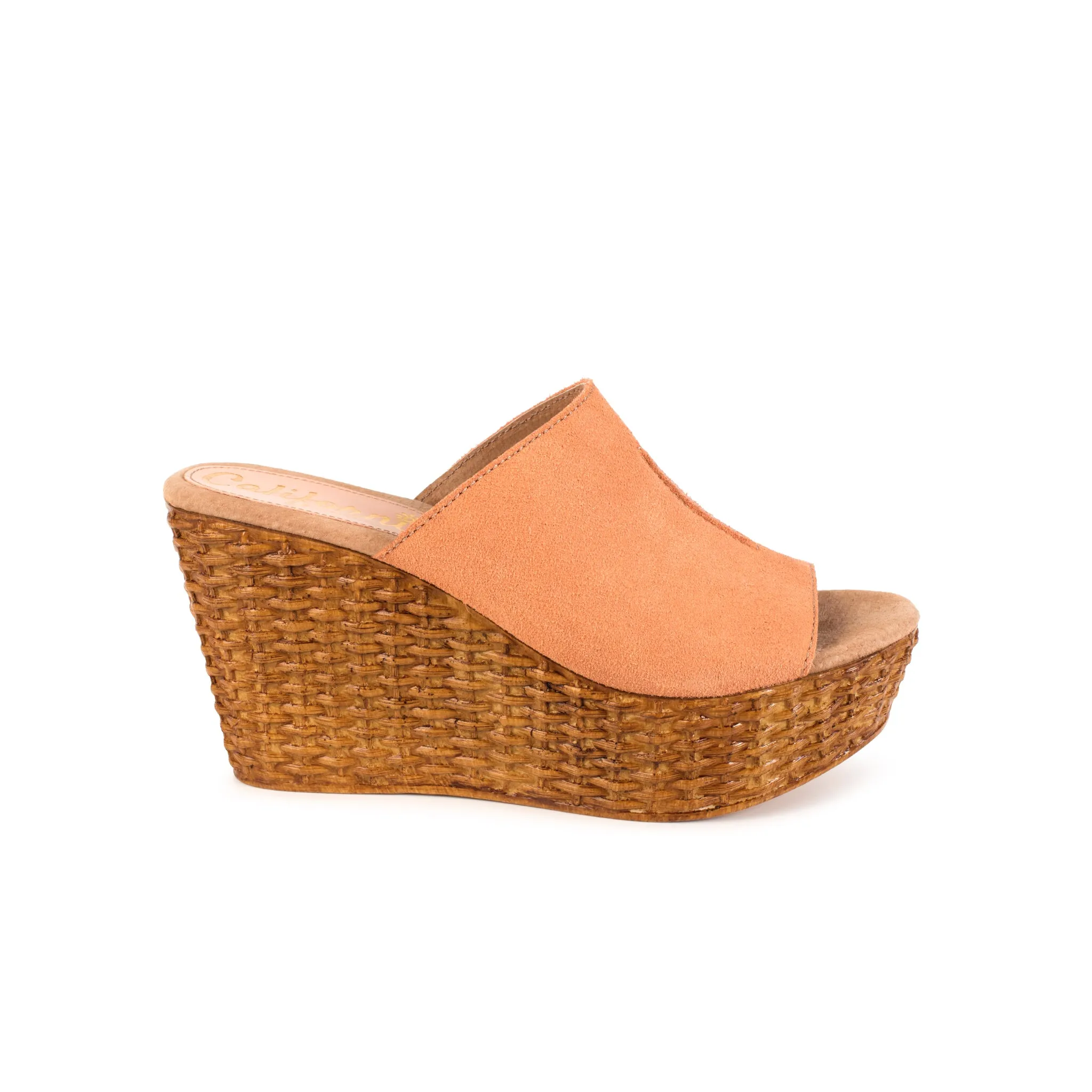 Martha | Peach Suede