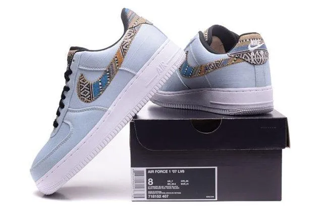 N A F 1 Low Afro Punk Denim Armory Blue  Men's Casual Shoes Sneakers