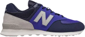 New Balance 574 sneakers, black/purple